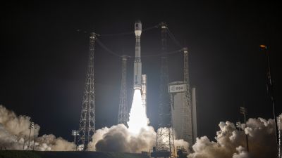 La misión Smile de la ESA/CAS despega a bordo de un cohete Vega-C desde el Puerto Espacial Europeo en la Guayana Francesa el 19 de mayo de 2026.