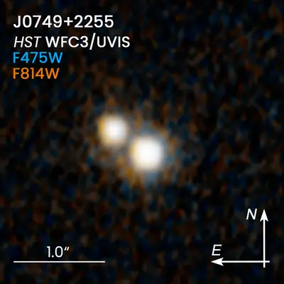 Dual Quasar Compass Image