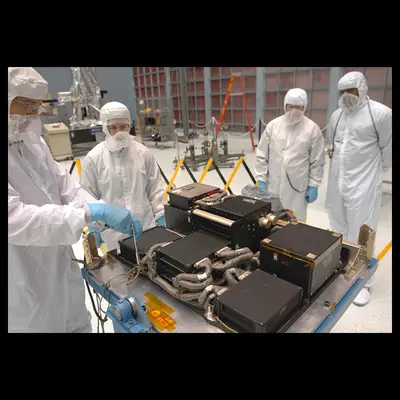 Instrument Testing in Goddard's Clean Room (2008)