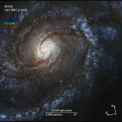 Compass Image for M100