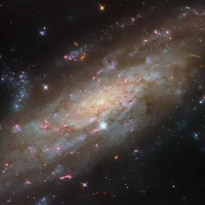 Hubble Spots a Starry Spiral
