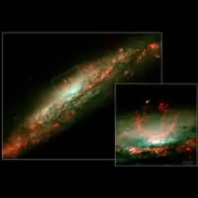 Burst of Star Formation Drives Bubble in Galaxy NGC 3079's Core