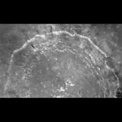 Close-Up of Crater Copernicus on Earth's Moon