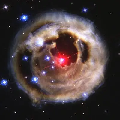 Light Echo From Star V838 Monocerotis - October 28, 2002