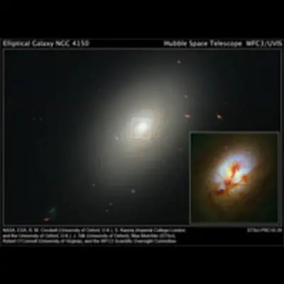 Hubble Spies Young Stars in Ancient Galaxy's Core