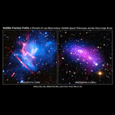 Galaxy Clusters MACS J0416.1-2403 and MACS J0717.5+3745 (Hubble, Chandra, and JVLA)