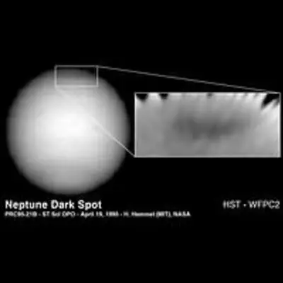 Hubble Finds New Dark Spot on Neptune