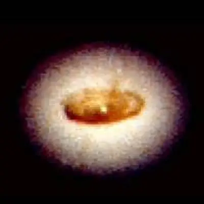 Dust Disk Around a Black Hole in Galaxy NGC 4261