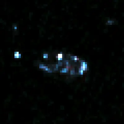 Hubble Deep Field Galaxy in Visible Light