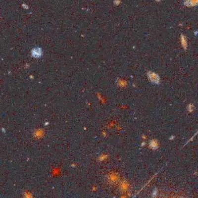 A Collection of Spiral and Elliptical Galaxies (HST133617-00529)