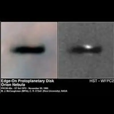 Edge-on Protoplanetary Disk in the Orion Nebula