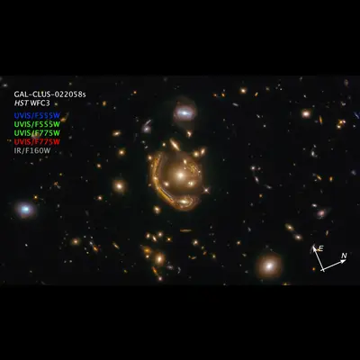 "Molten Ring" Galaxy Compass
