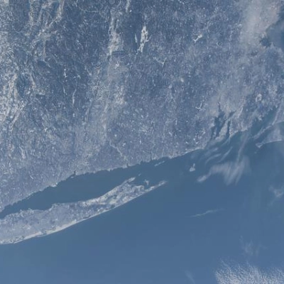 The wintry landscape from New Jersey to Massachusetts