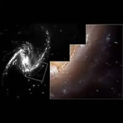 Images of a Galaxy in the Fornax Cluster of Galaxies