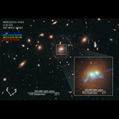 Compass and Scale Image for SDSS J1531+3414