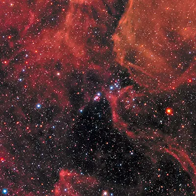 Hubble Captures Wide View of Supernova 1987A