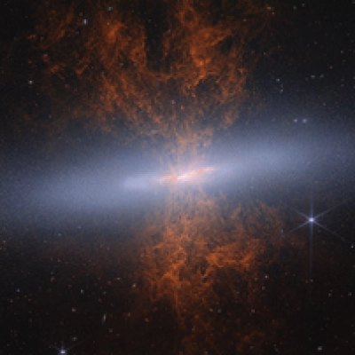 M82 Cigar Galaxy (NIRCam Image)