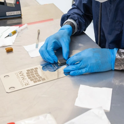 Roman Space Telescope SD Card Abrading and Bonding