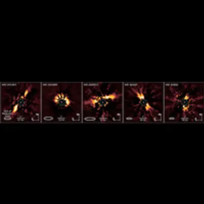 NICMOS Archival Images of Five Debris Disks