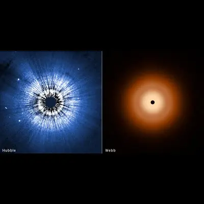 Hubble and Webb Observations of Vega Circumstellar Disk