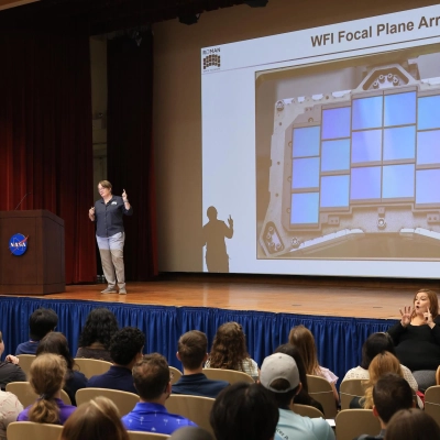 Dr. Julie McEnery, Senior Project Scientist for NASA's Nancy Gr