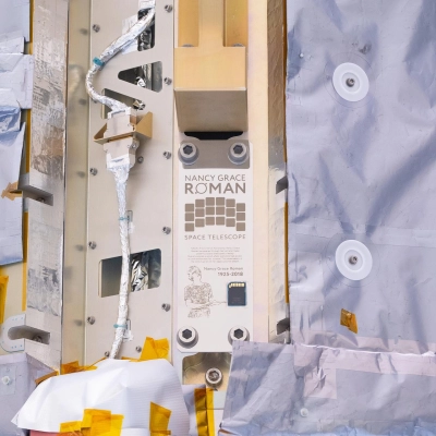 Roman Space Telescope Plaque Install