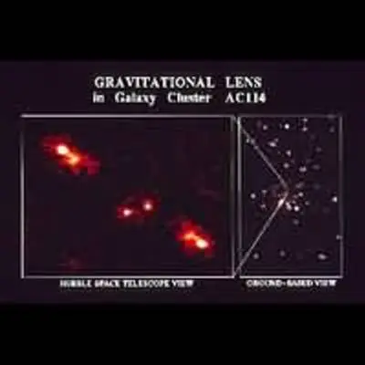 Gravitational Lens in Galaxy Cluster AC 114