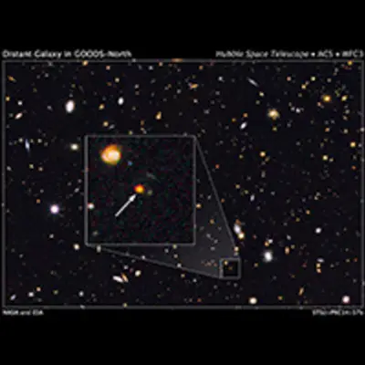 Distant Galaxy in GOODS-North