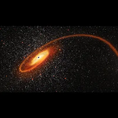 Illustration of Black Hole System