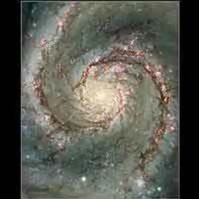 The Heart of the Whirlpool Galaxy