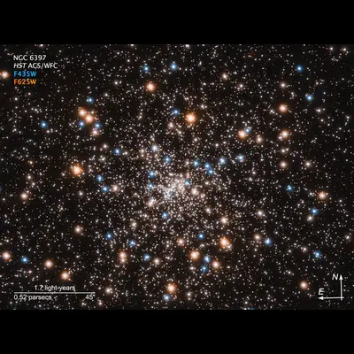 Compass Image for NGC 6397