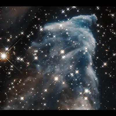 IC 63 Ghost Nebula in Infrared