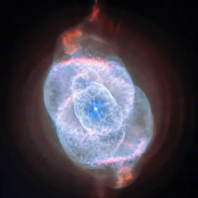 Two Observatories, One Cosmic Eye: Hubble and Euclid View Cat’s Eye Nebula