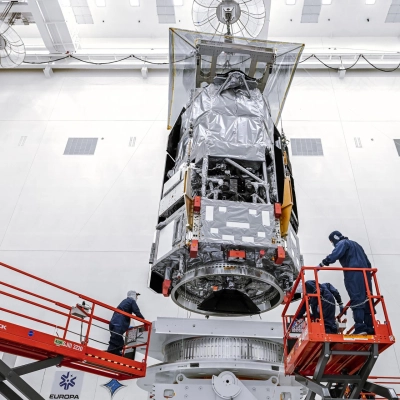Roman Space Telescope - Lift to Work Stand