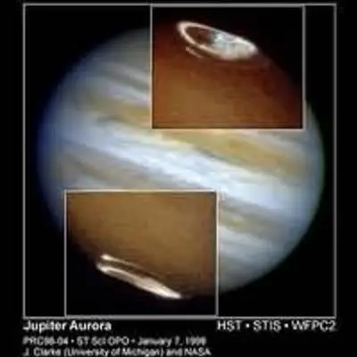 Jupiter's Northern and Southern Auroras