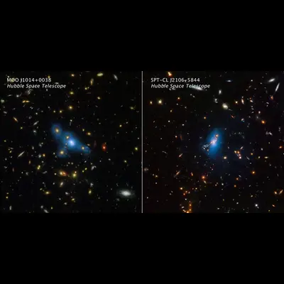 Ghost Light Galaxy Clusters