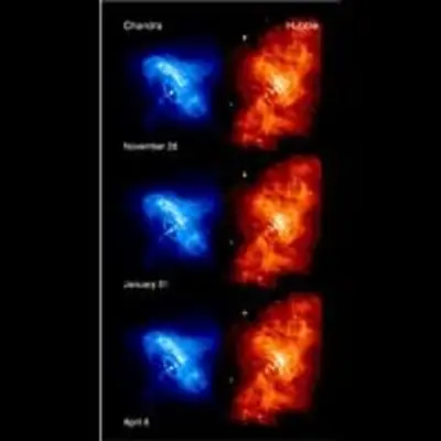 6 Panel of Chandra and Hubble, Full Field