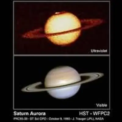 First Image Ever Taken of Saturn's Aurora