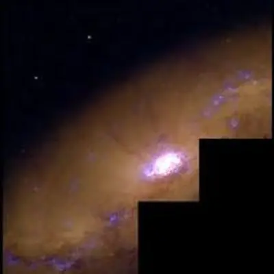 Barred Spiral Galaxy NGC 1808