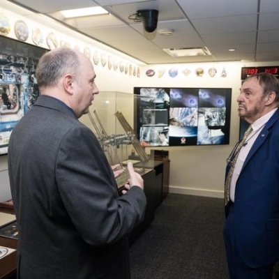 John Rhys-Davies at NASA Headquarters