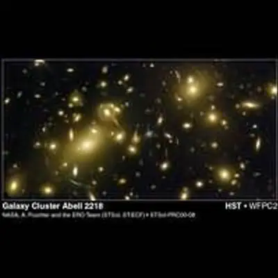 Hubble Science Image Utilized in "Touch the Universe" – Abell 2218