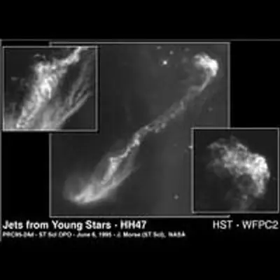Wiggling Jet from a Wobbling Star (HH-47)