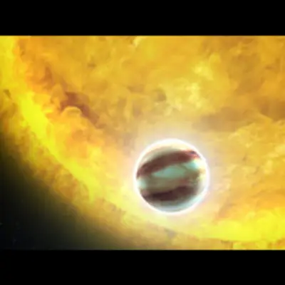 Artist's View of Extrasolar Planet HAT-P-7b