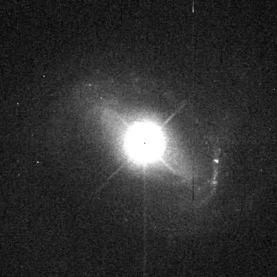 Quasar Lies in Core of Colliding Galaxy