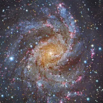 NGC 6946 (HST, Subaru)