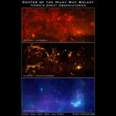 NASA's Great Observatories Present Unique Views of the Center of the Milky Way