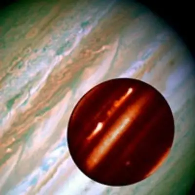 Hubble/IRTF Composite Image of Jupiter Storms