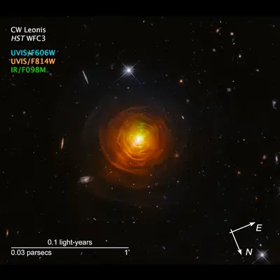 Compass Image for CW Leonis