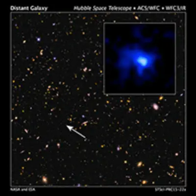 Distant Galaxy EGS-zs8-1 in CANDELS Field