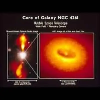 Dust Disk Fuels Black Hole in Giant Elliptical Galaxy NGC 4261
